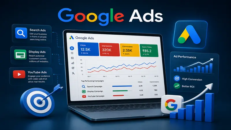 Google Ads management services by Seenstick digital marketing agency